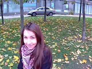 Gorgeous teen brunette floozy Aruna Aghora gets super wet