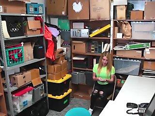 Real shoplifting teen