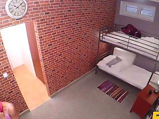 Fake Hostel Young traveler dirty from Thailand trip gets a sloppy wet fuck