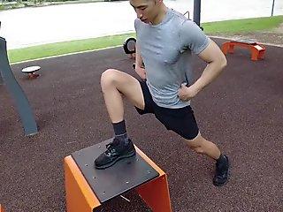 Ep 1. Horny Chinese Boy Rides A Girthy Aussie Cock Bareback