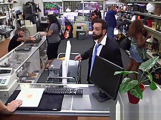 Pawnbroker facializes real straight bear