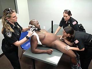 Amateur interracial Milf Cops