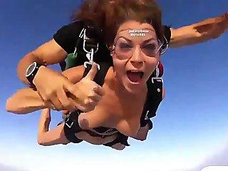 Hot babes boar hunting and sky diving