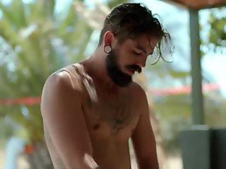 Drowning dude gets rescued by horny lifeguard with a pool fetish
