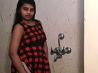 Indian Teen Bathroom Shows Naked Booty And Wet Pussy