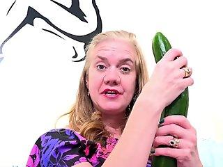 Really well preserved lady enjoying her time with her favourite sextoys