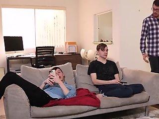FamilyDick - Handsome Daddy Joins Threesome