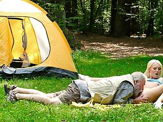 Old-n-Young.com - Lovita Fate - Mushroom hunter picks up blonde pussy