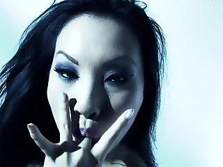 Asa Akira See-Through Chair Fun
