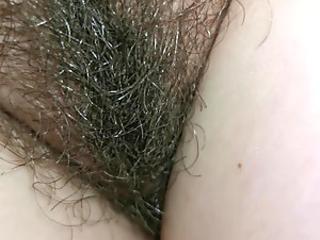 Wife's Relaxed Hairy Pussy