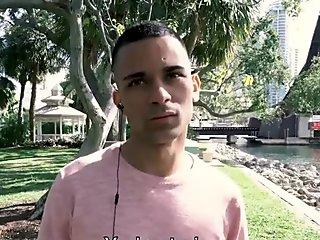 Barebacked latino jizzes