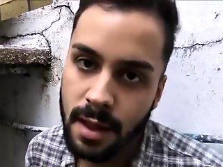 Straight bearded Latino Sucking gay cock!! straightboysuncovered.us
