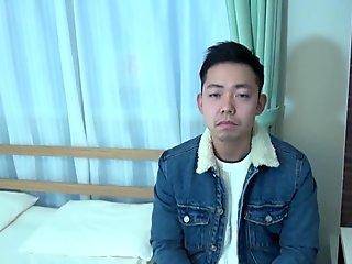 Japanese twink masturbate